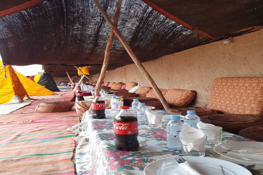 Катание на верблюдах на закате в пустыне Агафай и ужин в Chouf L'Or в Марракеше