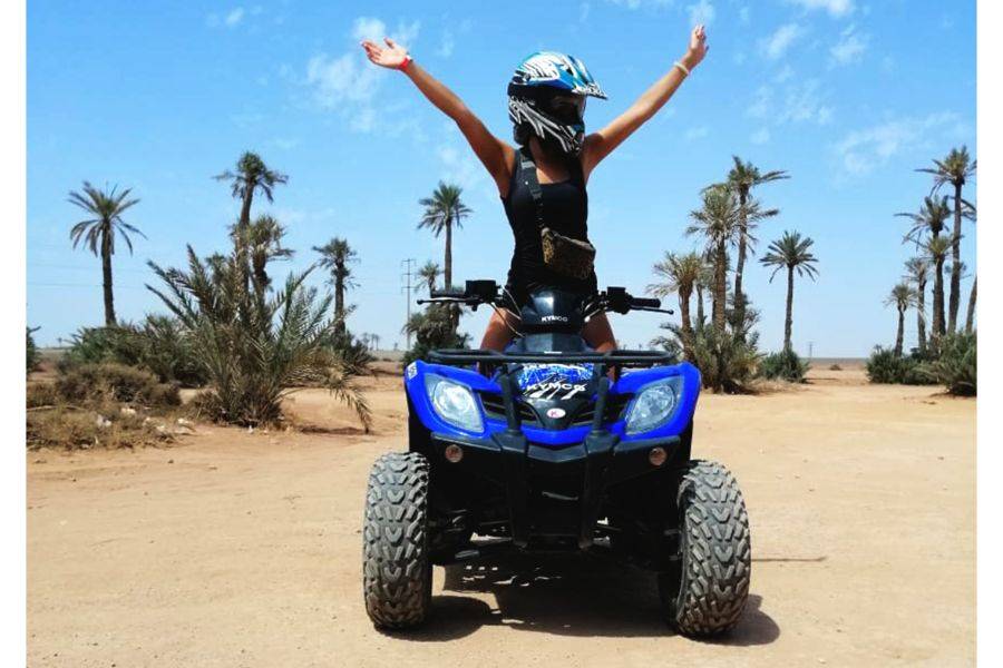 Поездка на верблюде и квадроцикл в Марракеше